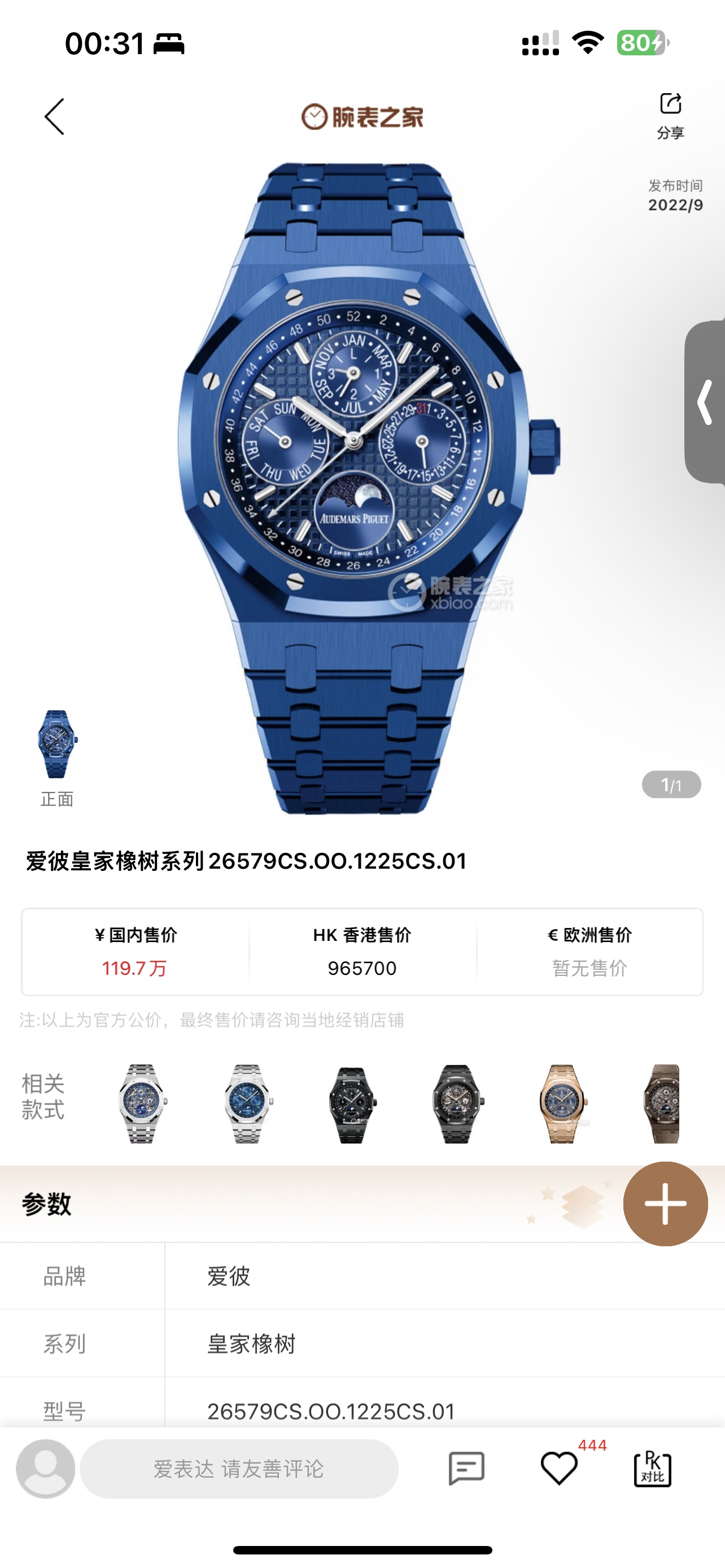 Audemars Piguet watch